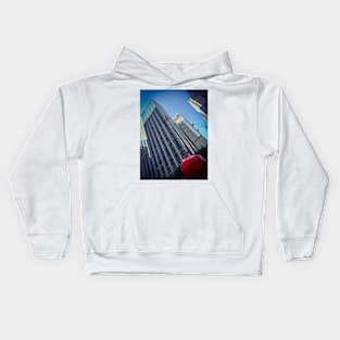 Sixth Avenue Midtown Skyscrapers Manhattan NYC Kids Hoodie